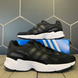 Adidas Yung-96 Core Black White Running Shoes